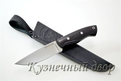 Нож "Гид" ЦМ сталь- D2, рукоять-черный граб.
